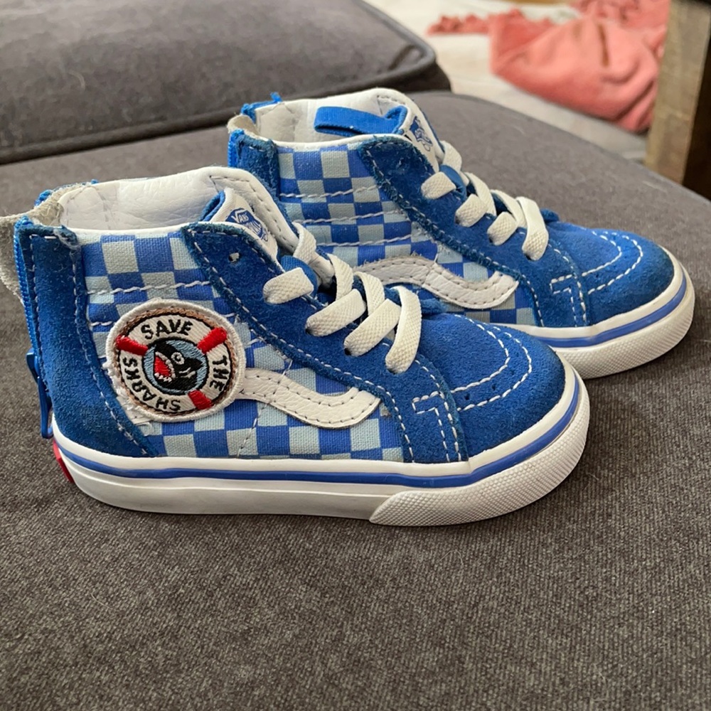 Shark Week Sk8 High Toddler/Baby Vans